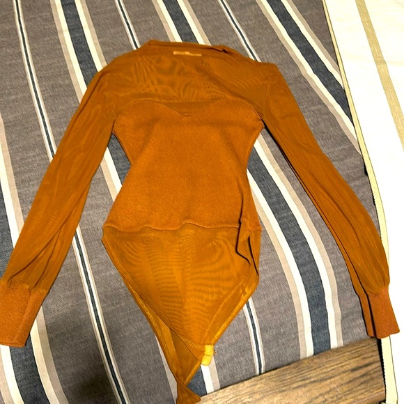 Burnt Orange Bodysuit - Picture 1 of 3